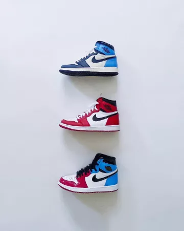 Jordan 1 Retro High Obsidian UNC on the account Instagram of @will.i.ian