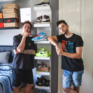 Las zapatillas Nike Jordan 1 Retro High Travis Scott de Olivier Byre en su cuenta de Instagram @ibyre 