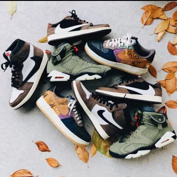 Jordan 6 Retro Travis Scott en la cuenta de Instagram de @entrasnkrs
