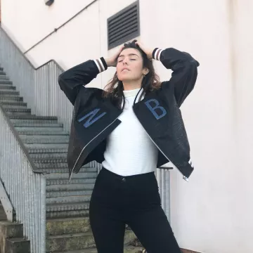 Roll Neck Jumper en Fine Knit Rib de Anna Ferrer Padilla en la cuenta de Instagram @annafpadilla