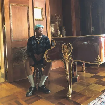 Dr. Martens-1461 (black) from Tyler, The Creator on the account Instagram of @feliciathegoat