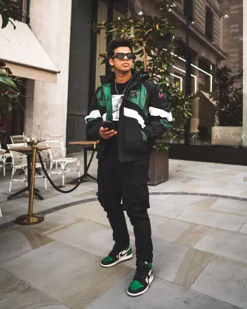 Supreme Nike Hooded Sport Jacket Green sur le compte Instagram de @aripetrou