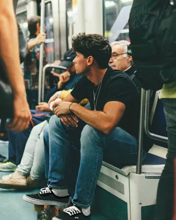 Vans Authentic black worn by Daniel Illescas on the account Instagram of @danielillescas