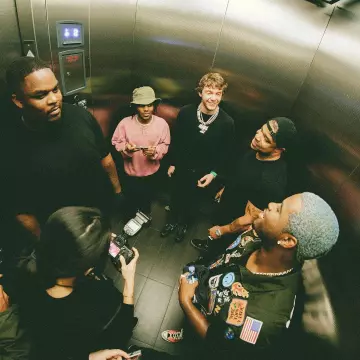 La paire de Converse Chuck Taylor All-Star 70s Hi Archive Print Flames de A$AP Ferg sur son compte Instagram @asapferg