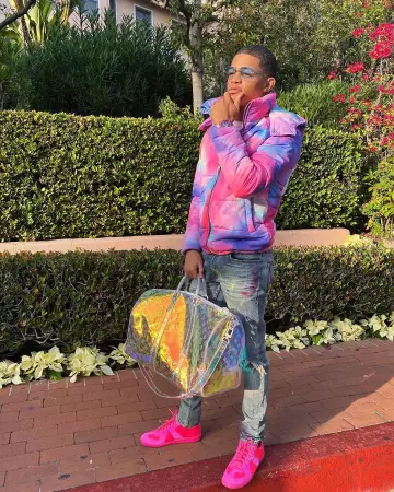 Louis Vuitton bag Transparent YK Osiris on the account Instagram of @ykosiris