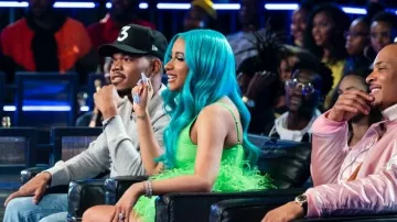 Black 3 baseball cap of Chance The Rapper in Rhythm + Flow (S01E03)