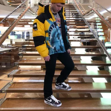 Air Force 1 Low G-Dragon Peaceminusone Para-Noise porté par @barengo  sur le compte Instagram de @barengo 