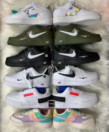 Air Force 1 Low Utility Blanco Negro en la cuenta de Instagram de @yeezywaveofficial