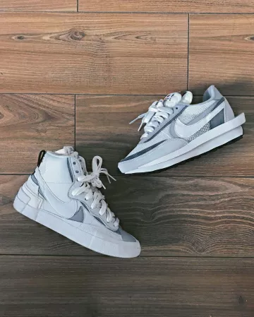 Nike LD Waffle sacai Summit White en la cuenta de Instagram de @praduuhh