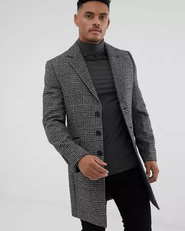 Coat Overcoat premium cotton worn by tyrone clarke on the account Instagram of @asos_ty