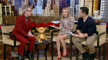 Suede Pumps worn by Kelly Ripa on LIVE with Kelly and Ryan December 16, 2019