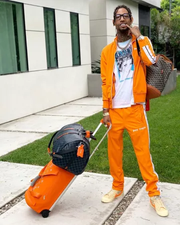 Nike Blazer x Off White (Haloween) de PnB Rock sur le compte Instagram de @pnbrock