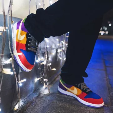 Nike Dunk Low Viotech (2019) on the account Instagram of @lacedupcommunity