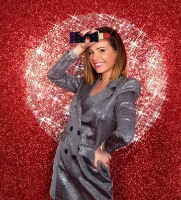 Blazer sequin silver Emmanuelle Cureau on the account Instagram of @manuecureau