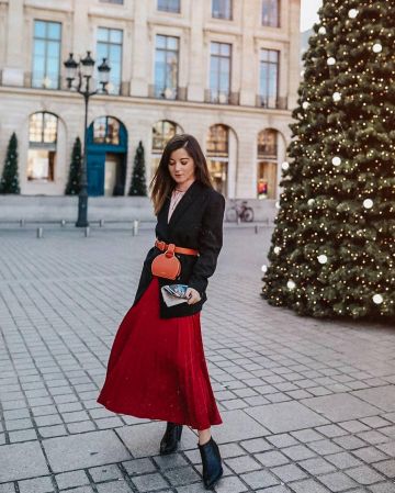 Bottines noir de Elodieinparis sur le compte Instagram de @elodieinparis