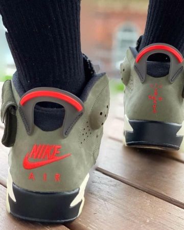 Jordan 6 Retro Travis Scott sur le compte Instagram de @sneakerhoarderj