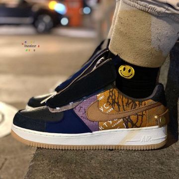 Air Force 1 Low Travis Scott Cactus Jack sur le compte Instagram de @sneakerhoarderj