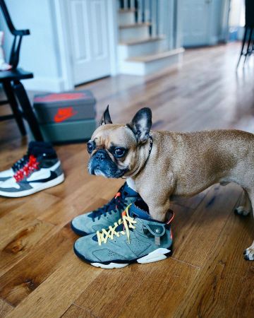 Jordan 6 Retro Travis Scott en la cuenta de Instagram de @roszko_72