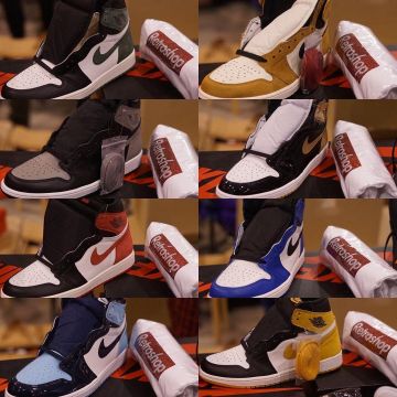 Jordan 1 Retro High UNC Patent (W) en la cuenta de Instagram de @retroshoparis