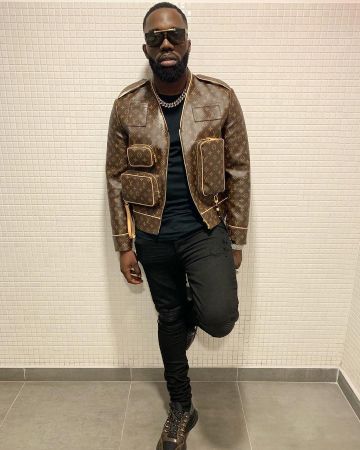 Veste d'officier Monogram portée par Vegedream sur son compte Instagram @vegedream