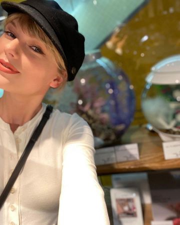 Cap Taylor Swift on the account Instagram of @taylorswift
