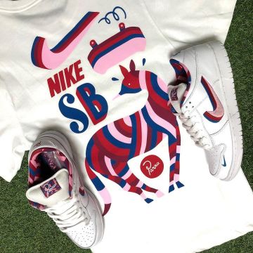 Nike SB Dunk Low Parra sur le compte Instagram de @skint_shop