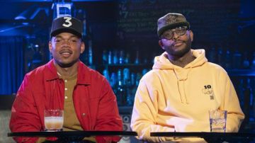 Round black glasses of Royce da 5'9" in Rhythm + Flow (S01E04)