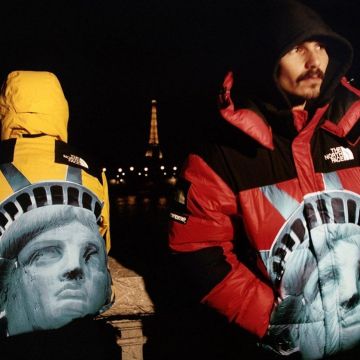 Supreme The North Face Estatua de la Libertad Chaqueta Baltoro Red sur le compte Instagram de @supremewantsomemore