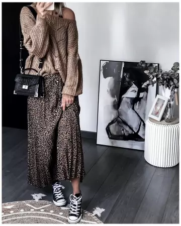 Midi leopard outlet print skirt instagram