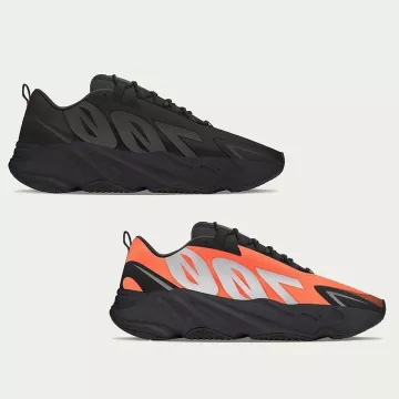 yeezy 700 negro usado por 700 negro en la cuenta de Instagram de @yeezyinfluence 