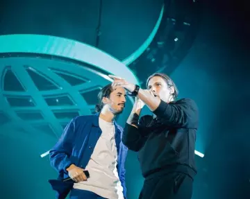 Tee-shirt blanc de Lomepal sur le compte Instagram de @orelsan