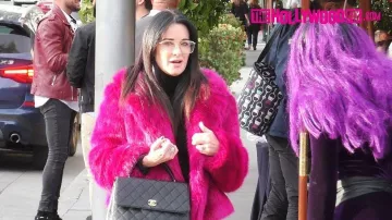 Chanel Top Handle Bag worn by Kyle Richards Beverly Hills December 17, 2019