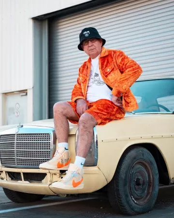 Nike Blazer Mid Off-White All Hallow's Eve usada por Jaadie en su cuenta de Instagram @jaadiee