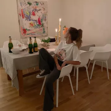 The creole Edwige Celine worn by Matilda on the account Instagram of @matildadjerf