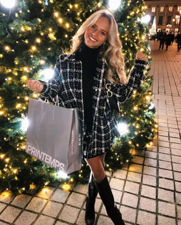 Boots black leather Kiara Amato on the account Instagram of @kiara.amt