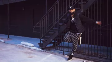 Gucci Pants a monogram of The Marten on the account Instagram of @lafouine78