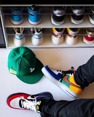 Air Force 1 Low What The LA sur le compte Instagram de @brucehatoo