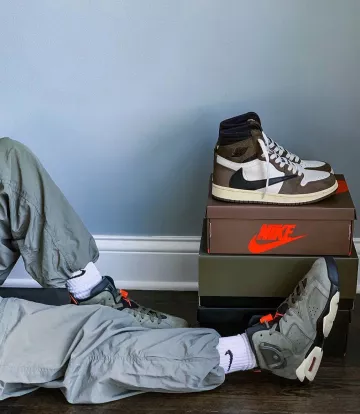 Jordan 1 Retro High Travis Scott sur le compte Instagram de @styleisaweapon