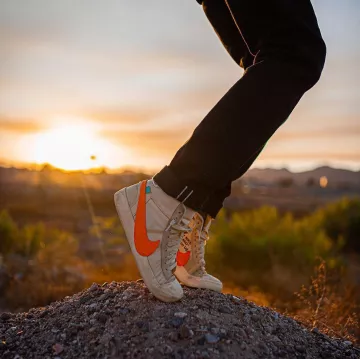Blazer x "vainilla" blanquecina usada por yourlaces en la cuenta de Instagram de @yourlaces 