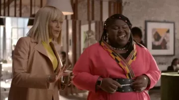 Ombre Manteau de Cuir, porté par Giselle (Nicole Ari Parker) dans l'Empire Saison 6 Épisode 10