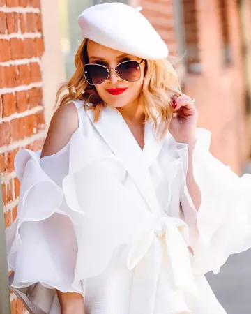 Mes accessoires de la Crème de la Laine Béret de Zia Domic sur l'Instagram account @huntercollector