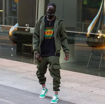 Revenge x storm "green" worn by lualbul on the account Instagram of @lualbul 