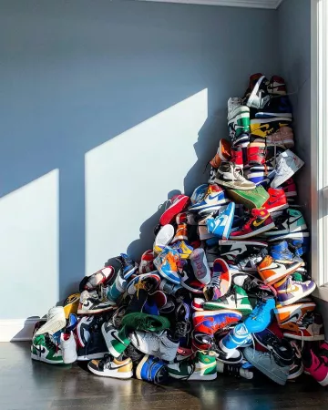 Jordan 1 Retro High Off-White University Blue en la cuenta de Instagram de @styleisaweapon