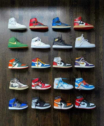 Jordan 1 off azul blanco en la cuenta de Instagram de @styleisaweapon