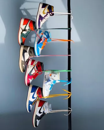 Jordan 1 Retro High Off-White University Blue en la cuenta de Instagram de @styleisaweapon