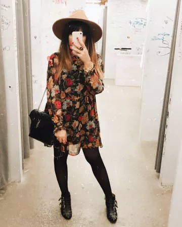 Bolso acolchado usado por Stéphanie en la cuenta de Instagram de @stefaniee83