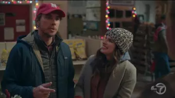 Blue Bomber Hood­ed Jack­et worn by Mike (Dax Shepard) in Bless This Mess Season 2 Episode 9