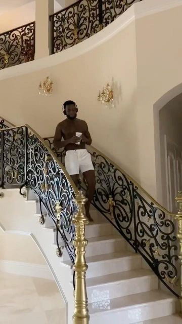 The white shorts worn by Gucci Mane on the account Instagram of @laflare1017