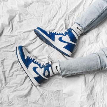 Jordan 1 Retro Storm Blue portée par whosmarky   sur le compte Instagram de @whosmarky 