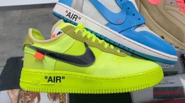 Air Force 1 Low Off-White Volt sur le compte Instagram de @originsnyc
